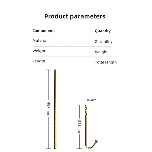 Set Golden LOCKINK Anal 3867 AllNight Adjustable Hook 1119